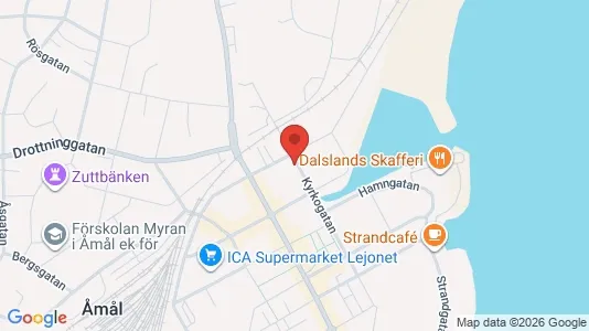 Apartments for rent i Åmål - kort over placeringen