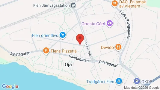Apartments for rent i Flen - kort over placeringen