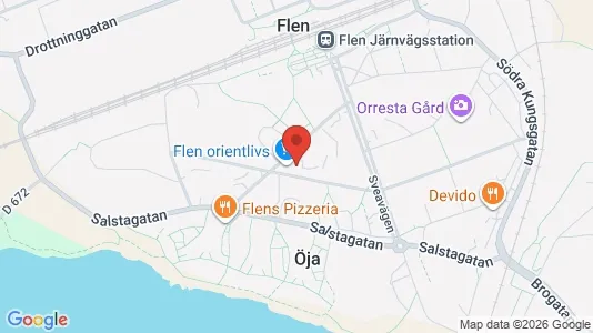 Apartments for rent i Flen - kort over placeringen