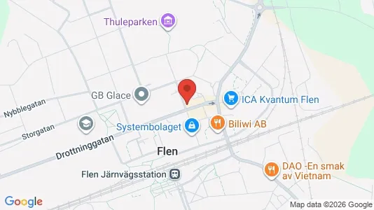 Apartments for rent i Flen - kort over placeringen