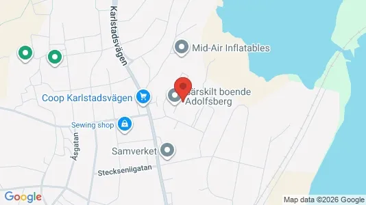 Apartments for rent i Åmål - kort over placeringen