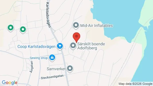 Apartments for rent i Åmål - kort over placeringen