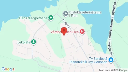 Apartments for rent i Flen - kort over placeringen