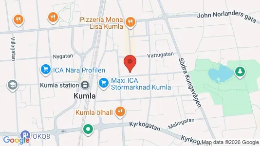 Apartments for rent i Kumla - kort over placeringen