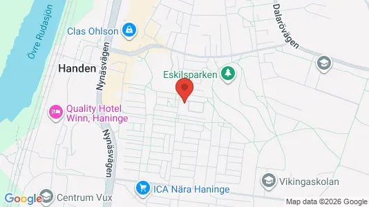 Apartments for rent i Haninge - kort over placeringen