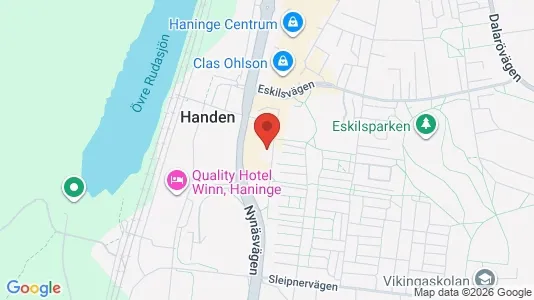 Apartments for rent i Haninge - kort over placeringen