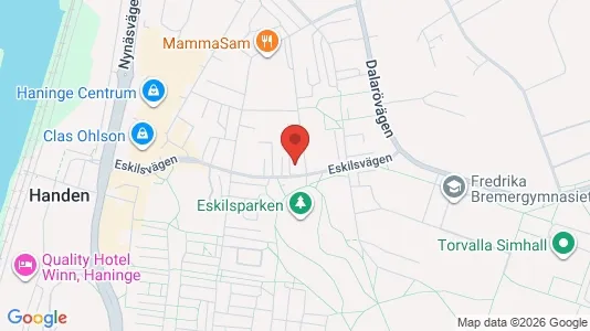 Apartments for rent i Haninge - kort over placeringen