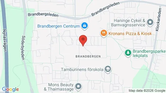Apartments for rent i Haninge - kort over placeringen