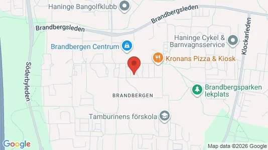 Apartments for rent i Haninge - kort over placeringen