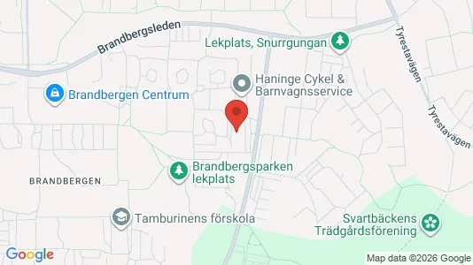 Apartments for rent i Haninge - kort over placeringen