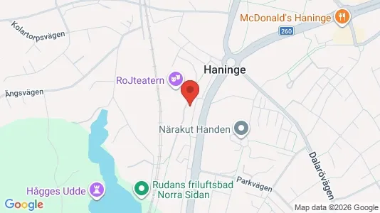 Apartments for rent i Haninge - kort over placeringen