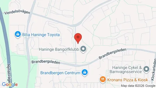 Apartments for rent i Haninge - kort over placeringen