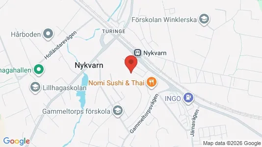 Apartments for rent i Nykvarn - kort over placeringen