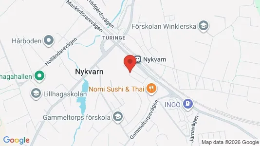 Apartments for rent i Nykvarn - kort over placeringen
