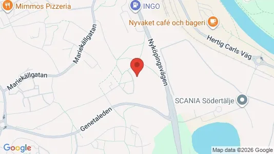 Apartments for rent i Södertälje - kort over placeringen