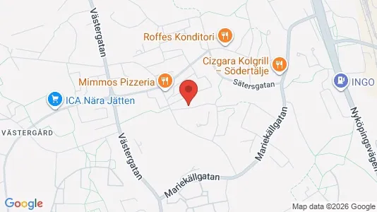 Apartments for rent i Södertälje - kort over placeringen