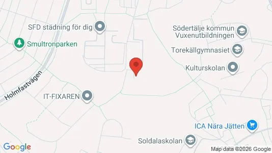 Apartments for rent i Södertälje - kort over placeringen