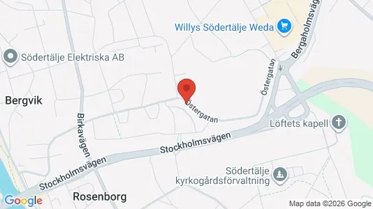 Apartments for rent i Södertälje - kort over placeringen