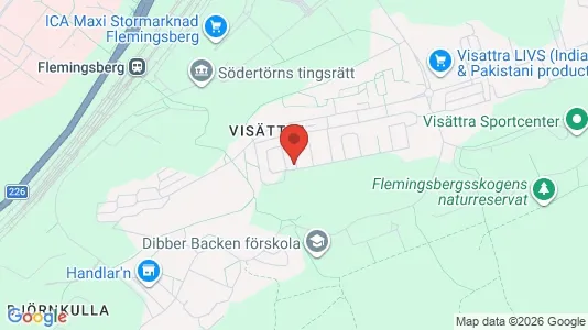 Apartments for rent i Huddinge - kort over placeringen