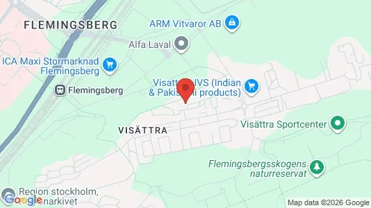 Apartments for rent i Huddinge - kort over placeringen