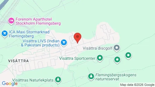 Apartments for rent i Huddinge - kort over placeringen