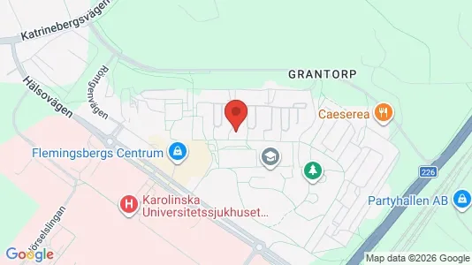 Apartments for rent i Huddinge - kort over placeringen