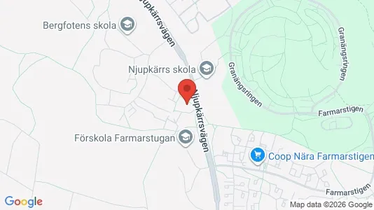 Apartments for rent i Tyresö - kort over placeringen