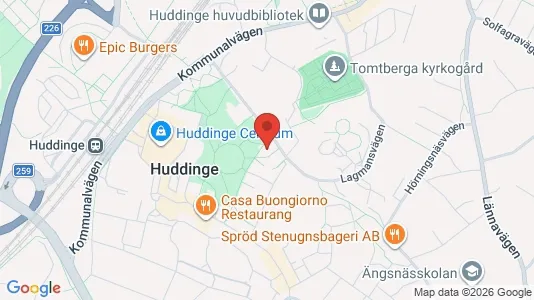 Apartments for rent i Huddinge - kort over placeringen
