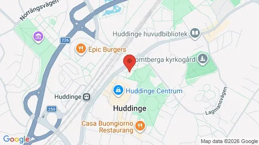 Apartments for rent i Huddinge - kort over placeringen
