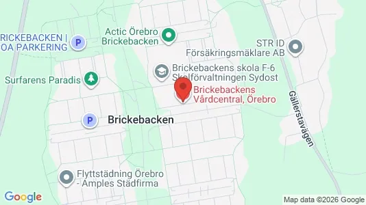 Apartments for rent i Örebro - kort over placeringen