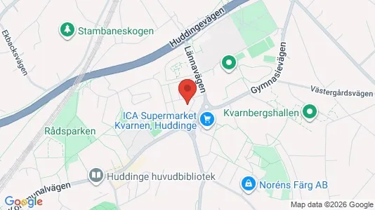 Apartments for rent i Huddinge - kort over placeringen