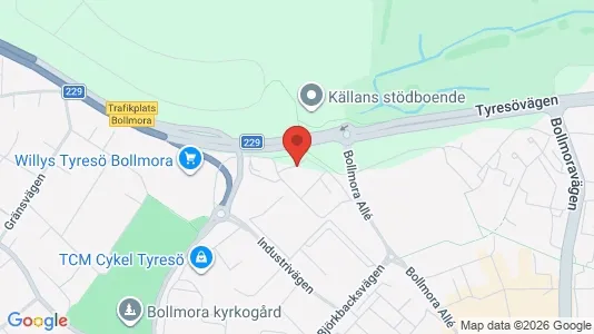 Apartments for rent i Tyresö - kort over placeringen