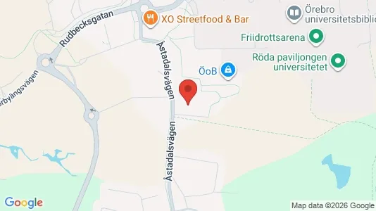 Apartments for rent i Örebro - kort over placeringen