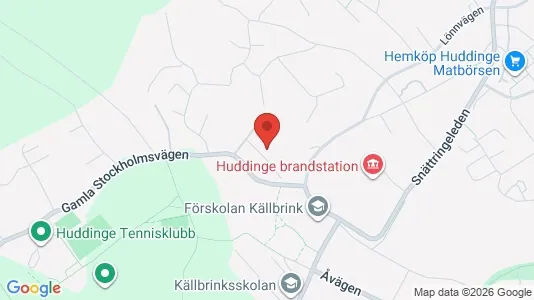 Apartments for rent i Huddinge - kort over placeringen