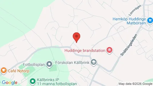 Apartments for rent i Huddinge - kort over placeringen