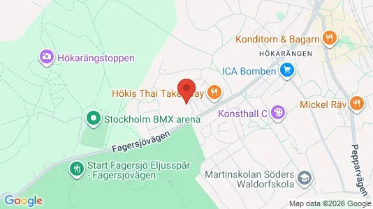 Apartments for rent i Stockholm South - kort over placeringen