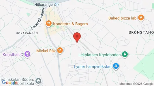 Apartments for rent i Stockholm South - kort over placeringen