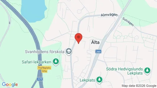 Apartments for rent i Nacka - kort over placeringen