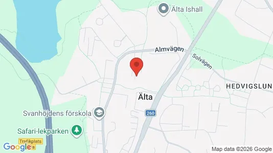 Apartments for rent i Nacka - kort over placeringen