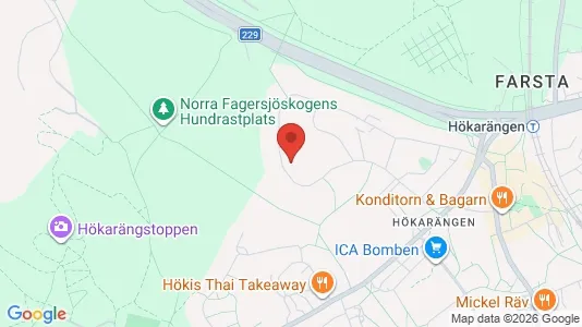 Apartments for rent i Stockholm South - kort over placeringen