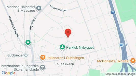 Apartments for rent i Stockholm South - kort over placeringen