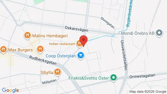 Apartments for rent i Örebro - kort over placeringen