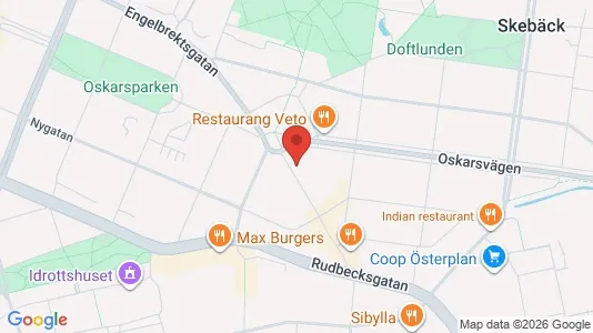 Apartments for rent i Örebro - kort over placeringen