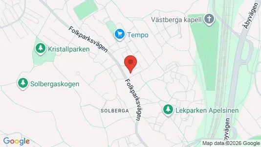 Apartments for rent i Stockholm South - kort over placeringen