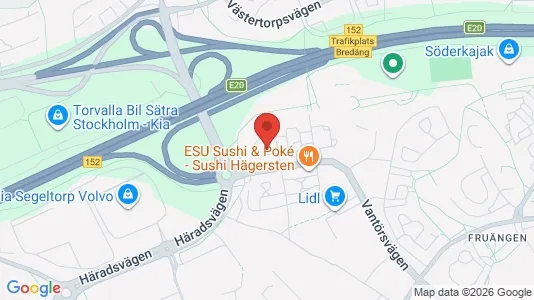 Apartments for rent i Stockholm South - kort over placeringen