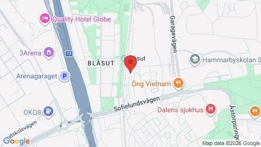Apartments for rent i Stockholm South - kort over placeringen