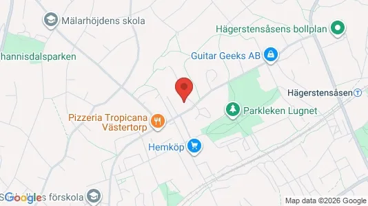 Apartments for rent i Stockholm South - kort over placeringen