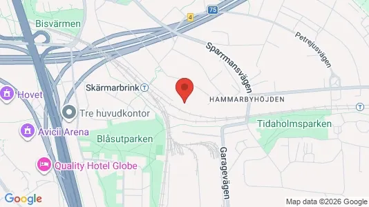 Apartments for rent i Stockholm South - kort over placeringen