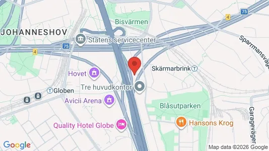 Apartments for rent i Stockholm South - kort over placeringen