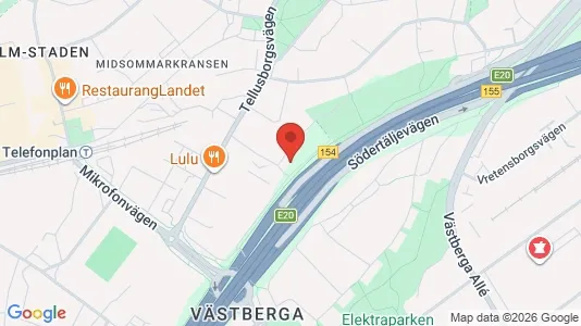 Apartments for rent i Stockholm South - kort over placeringen